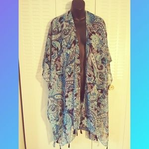 CYNTHIA ROWLEY Woman 2X Kimono/Coverup NEW